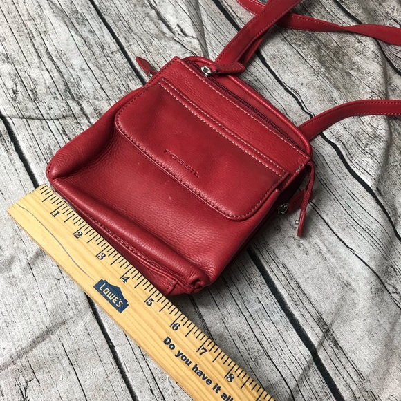 fossil red crossbody bag - Picture 2 of 5